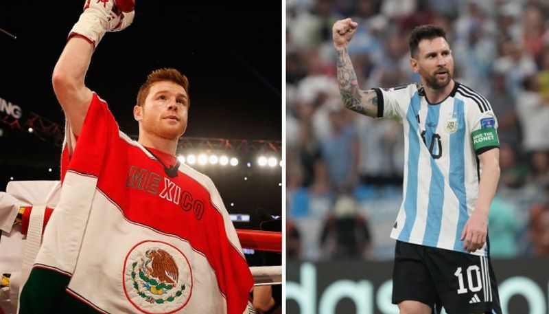 fifa world cup 2022 mexican boxer Canelo Alvarez warning lionel messi 