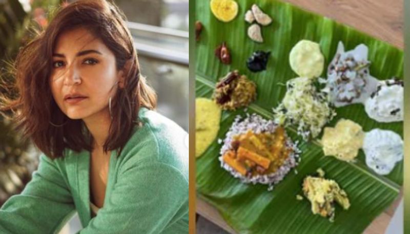 Anushka Sharma Enjoyed Traditional Sadya Meal