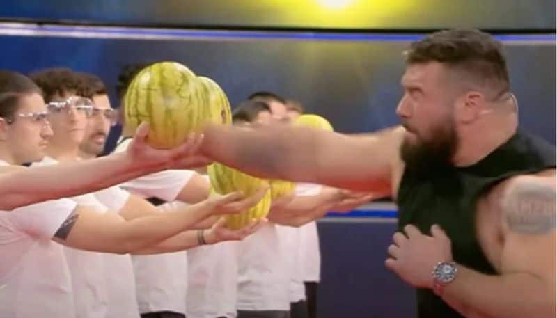 Man Breaks World Record For Most Watermelons Smashed In A Minute