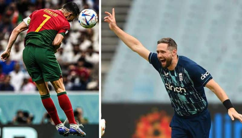 Chris Woakes trolls Christiano Ronaldo after his goal celebration against Uruguay