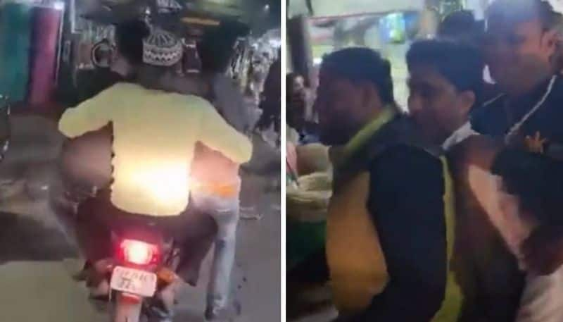 five men riding a bike the video goes viral and police takes action 