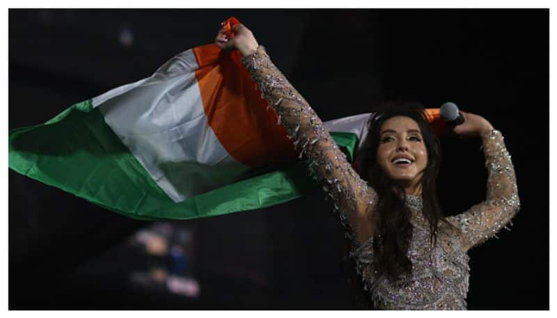 WATCH Nora Fatehi waves the Indian flag 'high' during the FIFA World Cup 2022 performance RBA