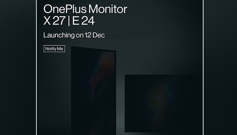 OnePlus to launch X27 E24 monitors in India on December 12 gcw