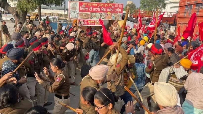  पंजाब में CM आवास के सामने मजदूरों पर पुलिस ने जमकर बरसाए डंडे, दौड़ा दौड़ाकर पीटा...कई जख्मी
