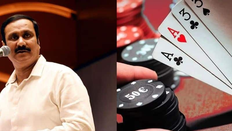 Anbumani requests Tamil Nadu government to take action to ban online gambling KAK