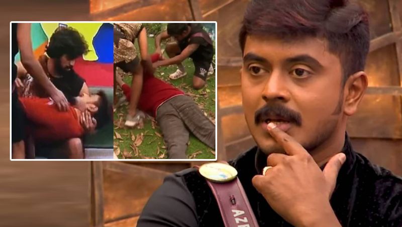 Biggboss 6 contestant azeem suddenly fainted infront of housemates