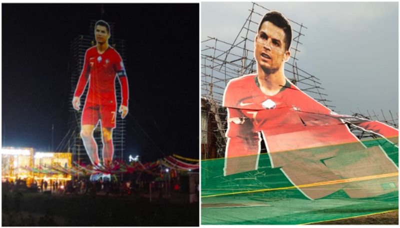 Cristiano s cutout fell at kollengode