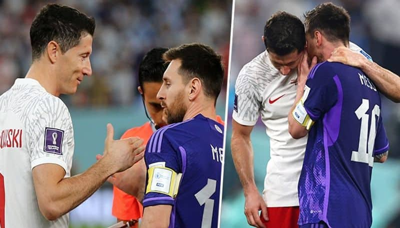 football Revealed: The conversation between Messi and Lewandowski during Argentina Qatar World Cup 2022 win over Poland snt