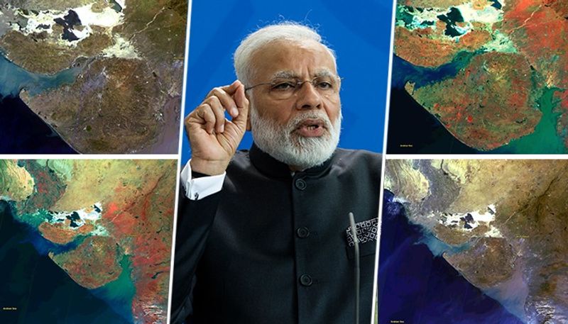 Breathtaking PM Modi shares Gujarat images captured by EOS-06 satellite AJR