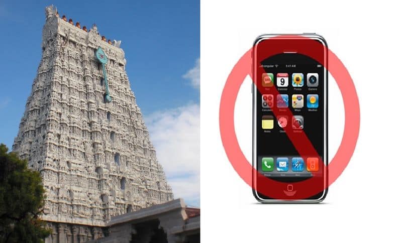 highcourt madurai bench bans cell phones from being used inside temples