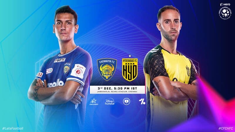 football Indian Super League 2022-23, CFC vs HFC preview: Hyderabad FC aims to return to winning ways against Chennaiyin FC after winless run-ayh