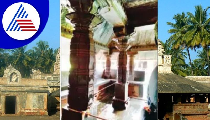 madhukeshwar temple leaking in rainy days demands resettlement at sirsi banavasi rav