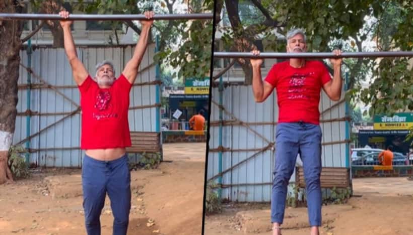 Milind Soman shares the health benefits of pull ups on Instagram; check it out 