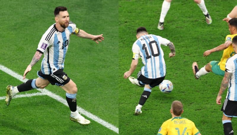 FIFA World Cup 2022 Round of 16 Argentina vs Australia First half Report Lionel Messi gave Argentina 1 0 lead 