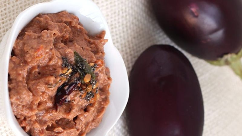 How to make Brinjal Chutney in Tamil