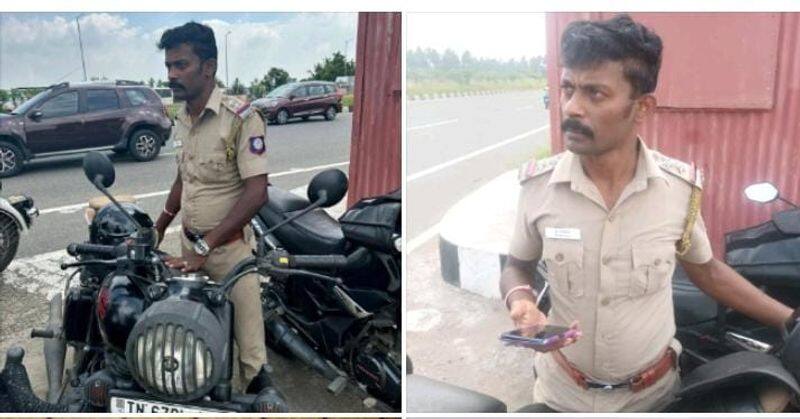 Fake police arrested for collecting money from public on Tirupur road