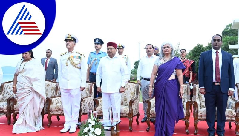 Governor ThawarChand Gehlot participates in Navy Day celebrations at Karwar gvd