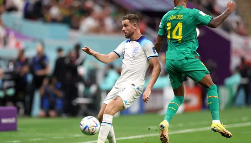 FIFA World Cup 2022 Round of 16 England vs Senegal halftime report Jordan Henderson and Harry Kane scored 