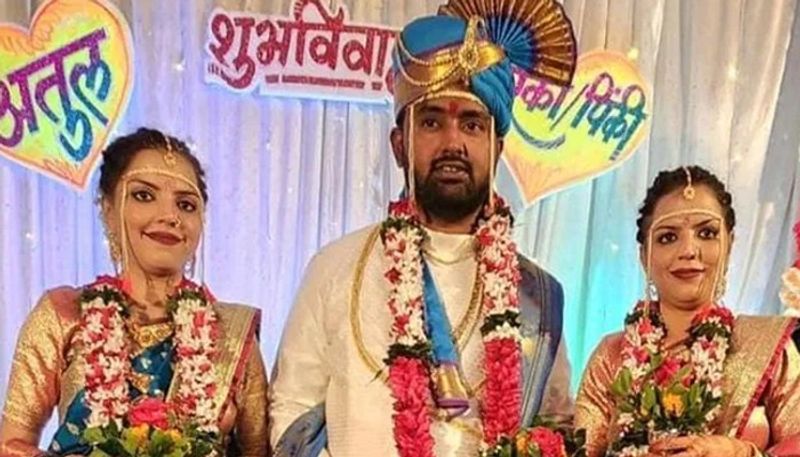 twin sisters married the same man on same day but after video goes viral case filed against them 