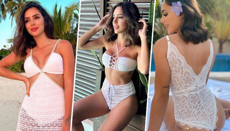 SEXY Pictures: 11 times Neymar's ex-girlfriend Bruna Biancardi flaunted her perfect curves in white outfits bikini swimsuit dress snt