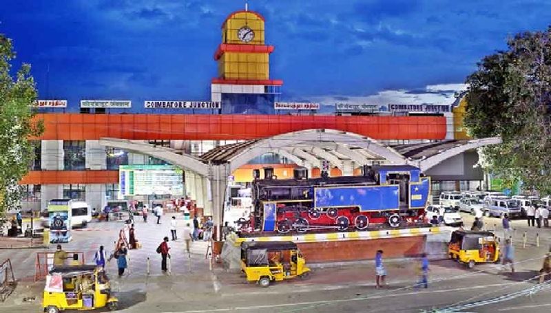 heavy police security at coimbatore railway station due to babri masjid demolition day