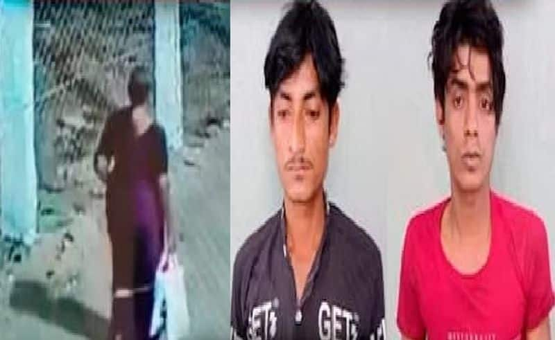 north indian robbers caught by cctv who chain snatch from old women at coivai 