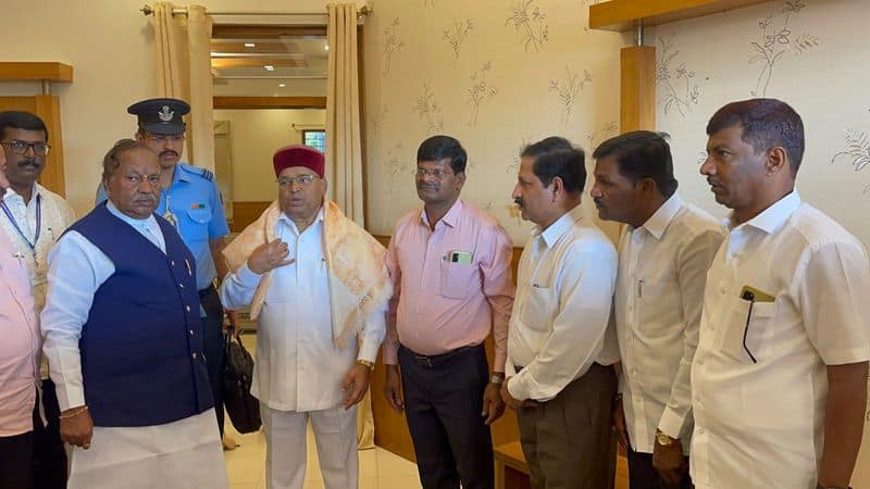 Governor Thawar Chand Gehlot visit shivamogga rav