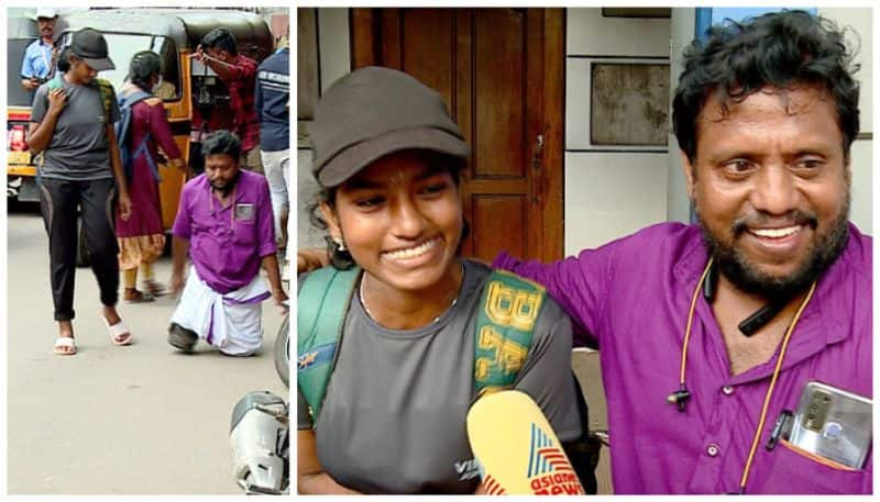 Sunil Kumar runs with his daughter's dreams state school sports meet