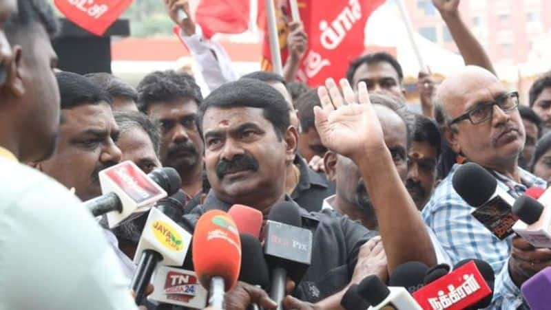 Naam tamilar co ordinator seeman against north Indians voting in Tamilnadu