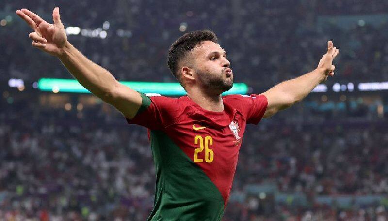 football portugal vs switzerland ronaldo replacement the shooter goncalo ramos enthralls fans with first qatar world cup 2022 hat-trick snt