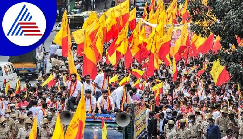 Protest in Karnataka Maharashtra over border dispute gvd