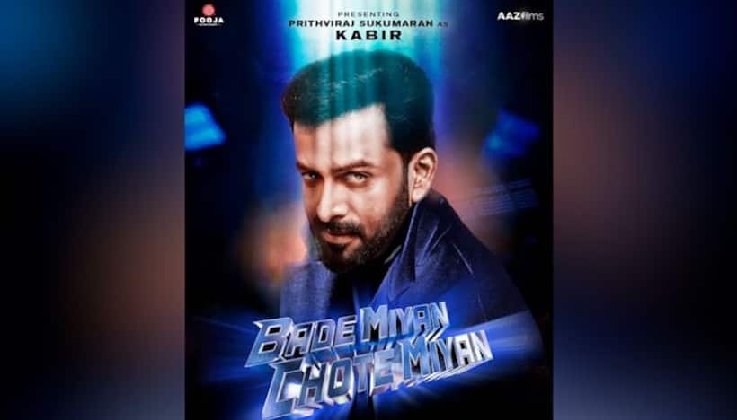 Prithviraj Sukumaran is the negative lead in Akshay Kumar and Tiger Shroff starrer 'Bade Miyan Chote Miyan'