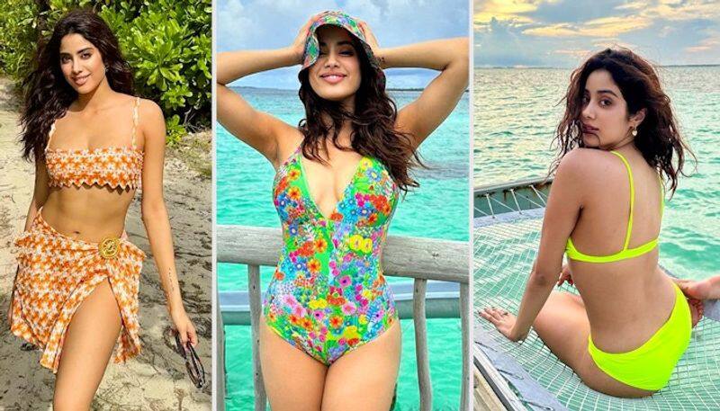 Janhvi Kapoor SEXY pictures: Actress looks HOT in neon bikini, shares images from her Maldives vacay  RBA