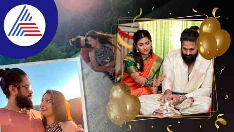 Kannada celebrity couple Yash Radhika celebrates 6th wedding anniversary vcs 