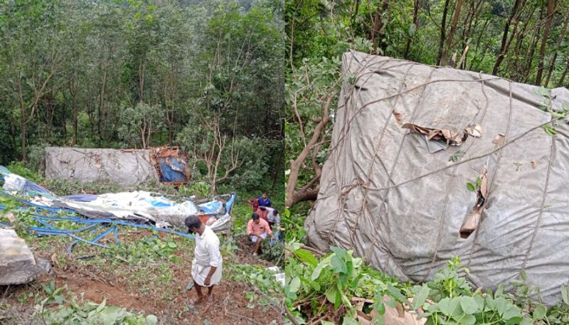 liquor lorry falls in to gorge at wayanad churam