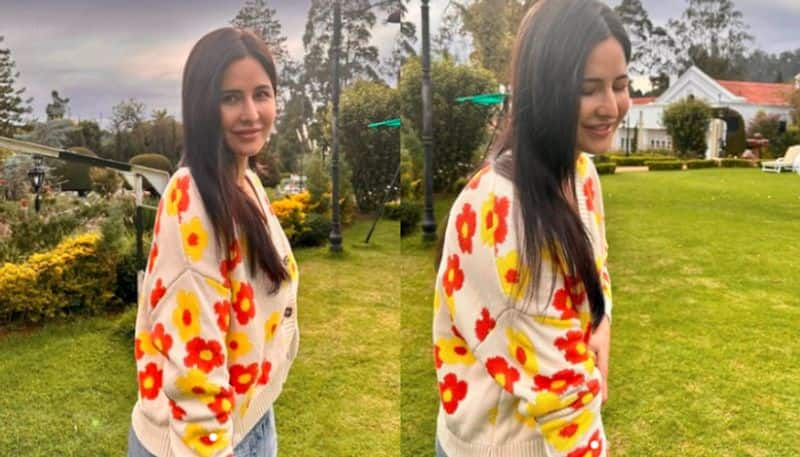 Katrina Kaif flaunts cute floral cardigan 