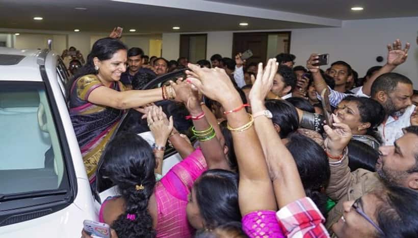 Delhi excise policy scam case: Security beefed up outside K Kavitha's residence ahead of CBI questioning