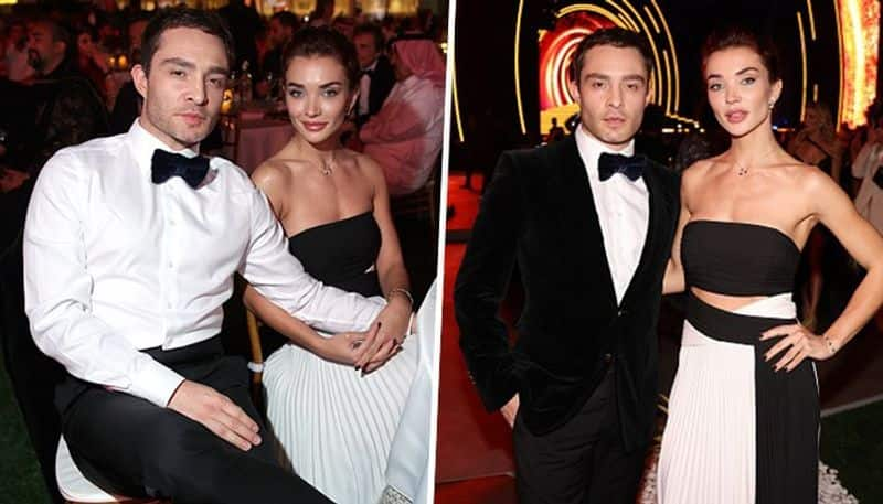 Gossip Girl star Ed Westwick poses with girlfriend Amy Jackson at Red Sea Festival's read carpet-see pics RBA