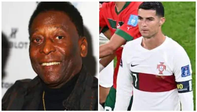 cristiano ronaldo sad instagram post about world cup exit pele comment 