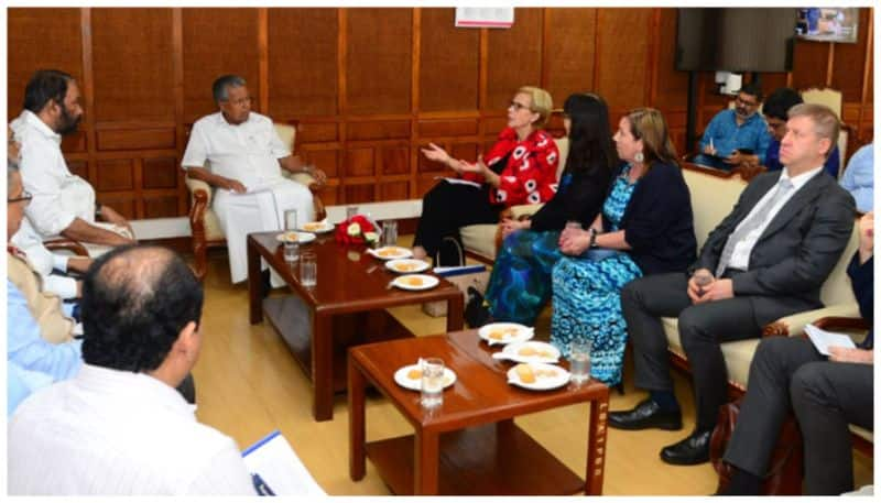 Ambassador of Finland in a meeting with the Chief Minister 