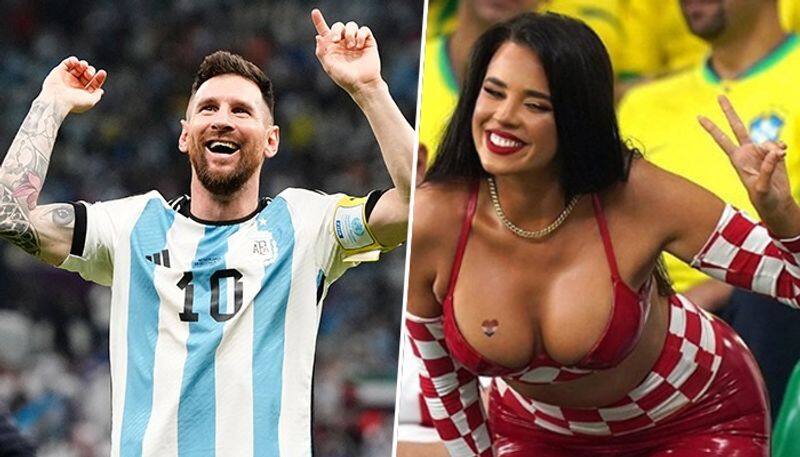 football lionel Messi fans troll Qatar World Cup 2022 'hottest fan' Ivana Knoll ahead of Argentina vs Croatia semi-finals snt