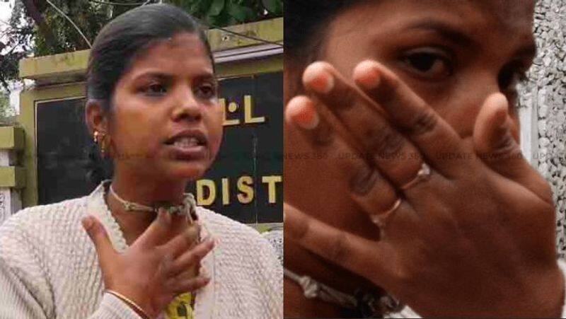 young woman who has been suffering from difficulty breathing for 3 years give petition Coimbatore Collector office