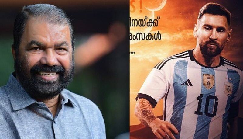 Minister V Sivankutty wishes Argentina team before Semi Final contest against Croatia