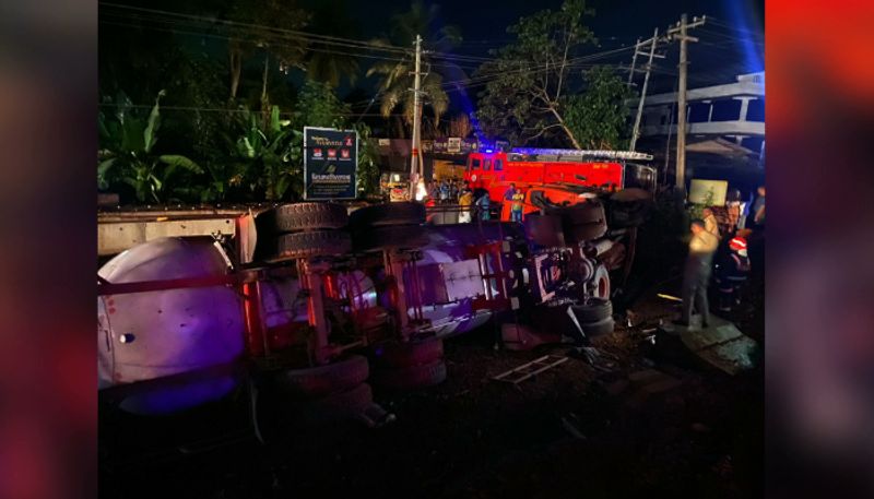 Tanker lorry accident in Kannur