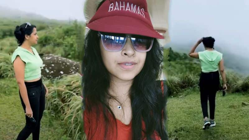 sadhika venugopal shares vagamon trekking video