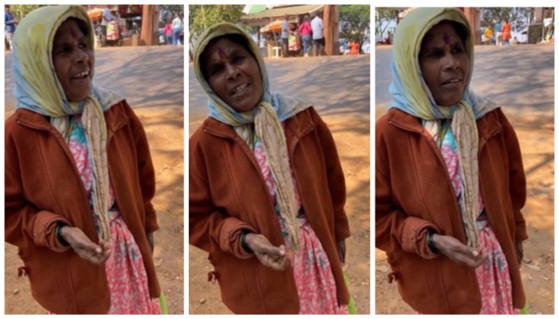 viral video of a woman sing  Lata Mangeshkars song