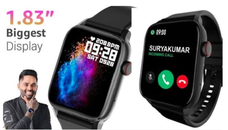 new smartwatch launched with calling feature, many great features are available with big screen