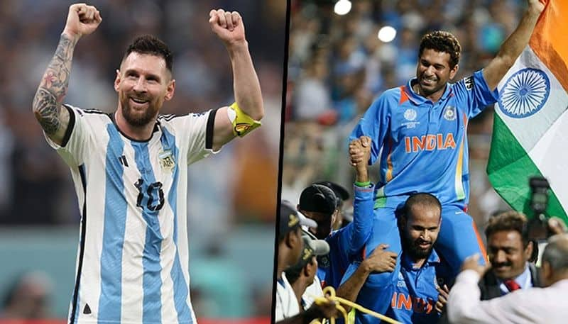 football Indian fans await Argentina's Messi to have his '2011 Tendulkar moment' at Qatar World Cup 2022 final snt