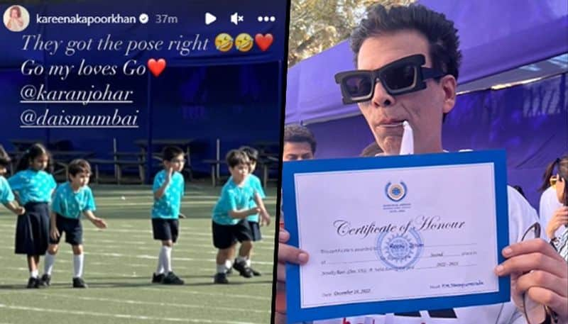 Kareena Kapoor cheers for Taimur at Sports Day while Karan Johar flaunts daughter Roohi certificate vma