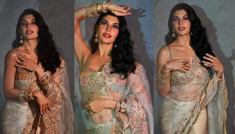 Jacqueline Fernandez in saree photos